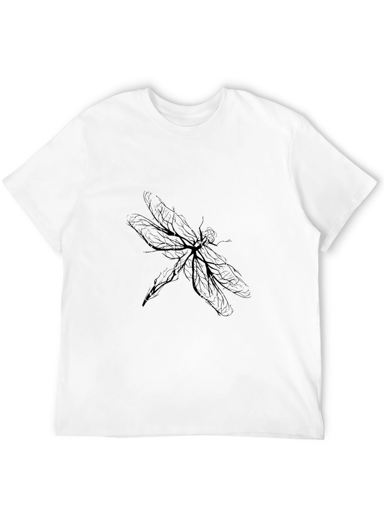 Dragonfly Graphic Black T-Shirt