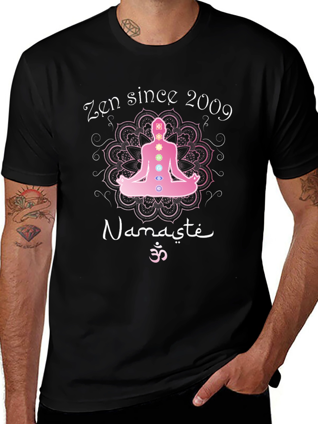 Zen Since 2009 Chakra Yoga Meditation T-Shirt