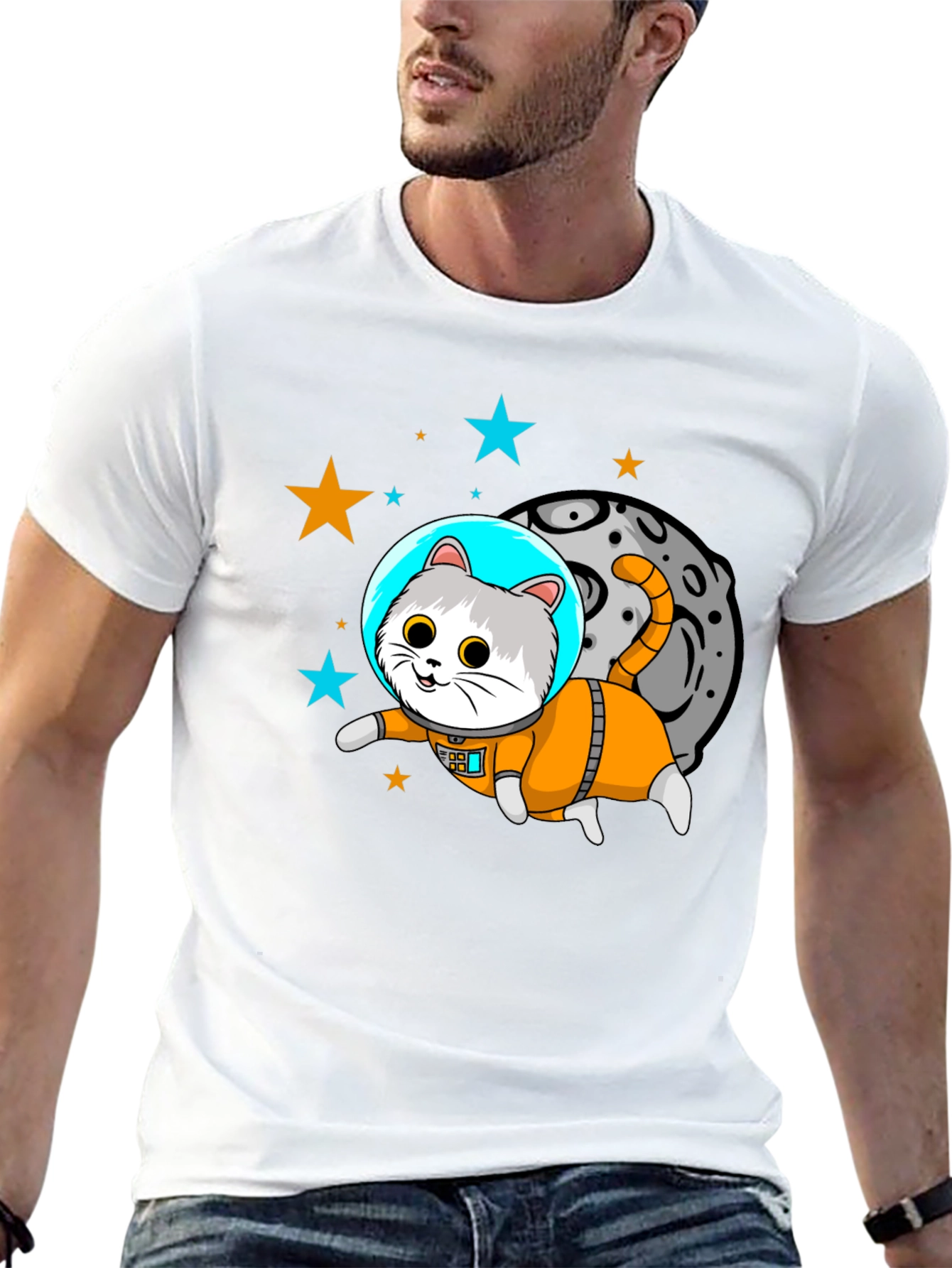Astronaut Cat T-Shirt