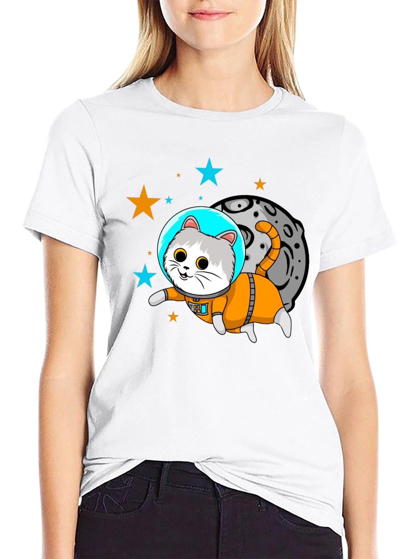 Astronaut Cat T-Shirt
