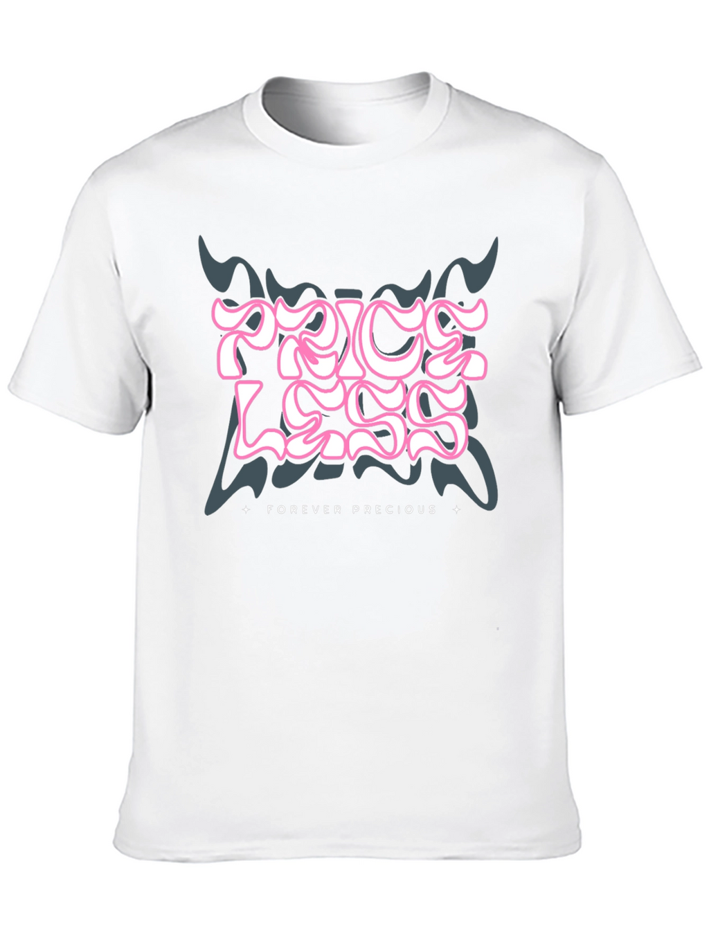 Priceless Forever Precious Graphic Tee - Black