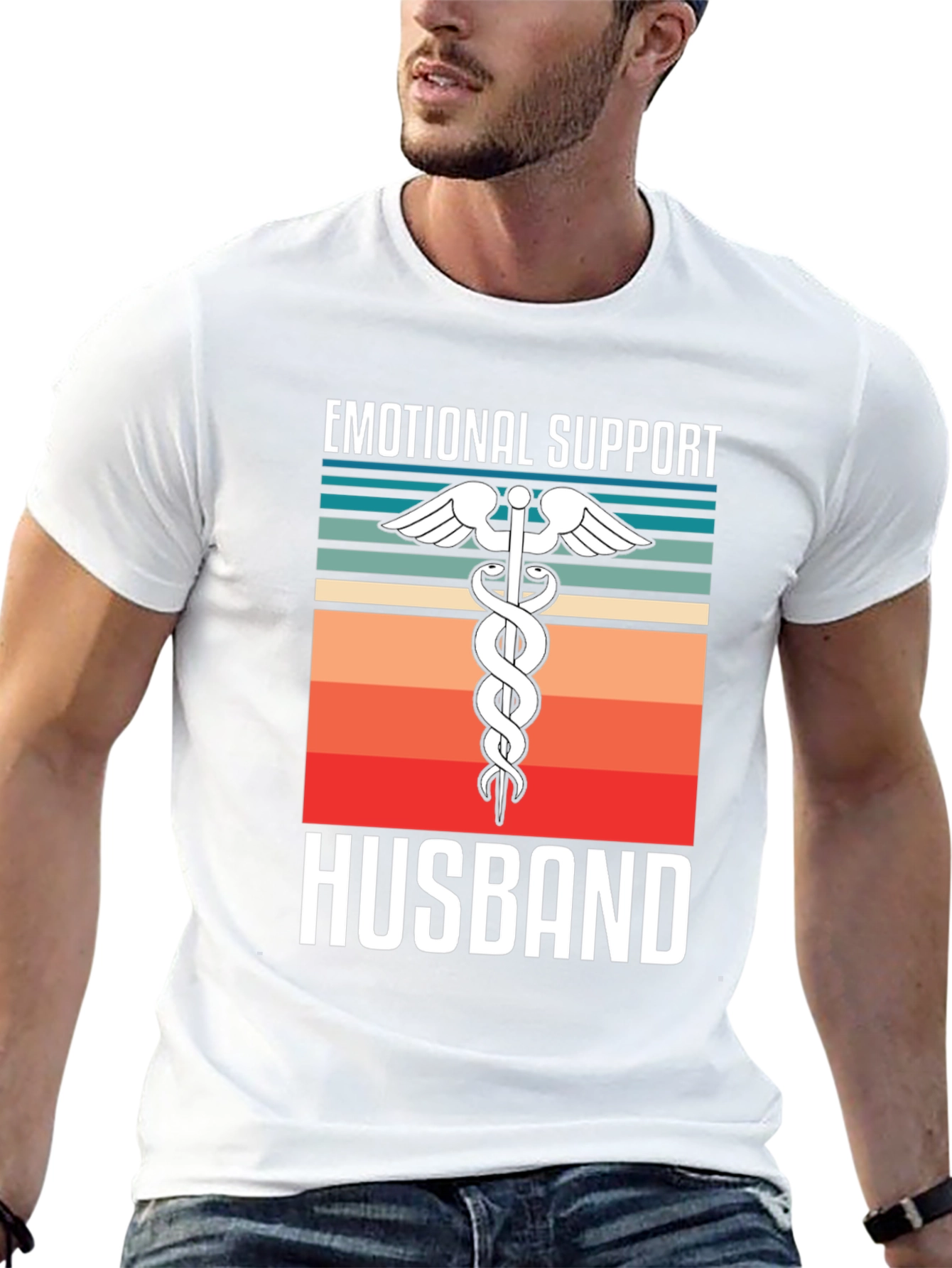 Emotional Support Husband Graphic Tee