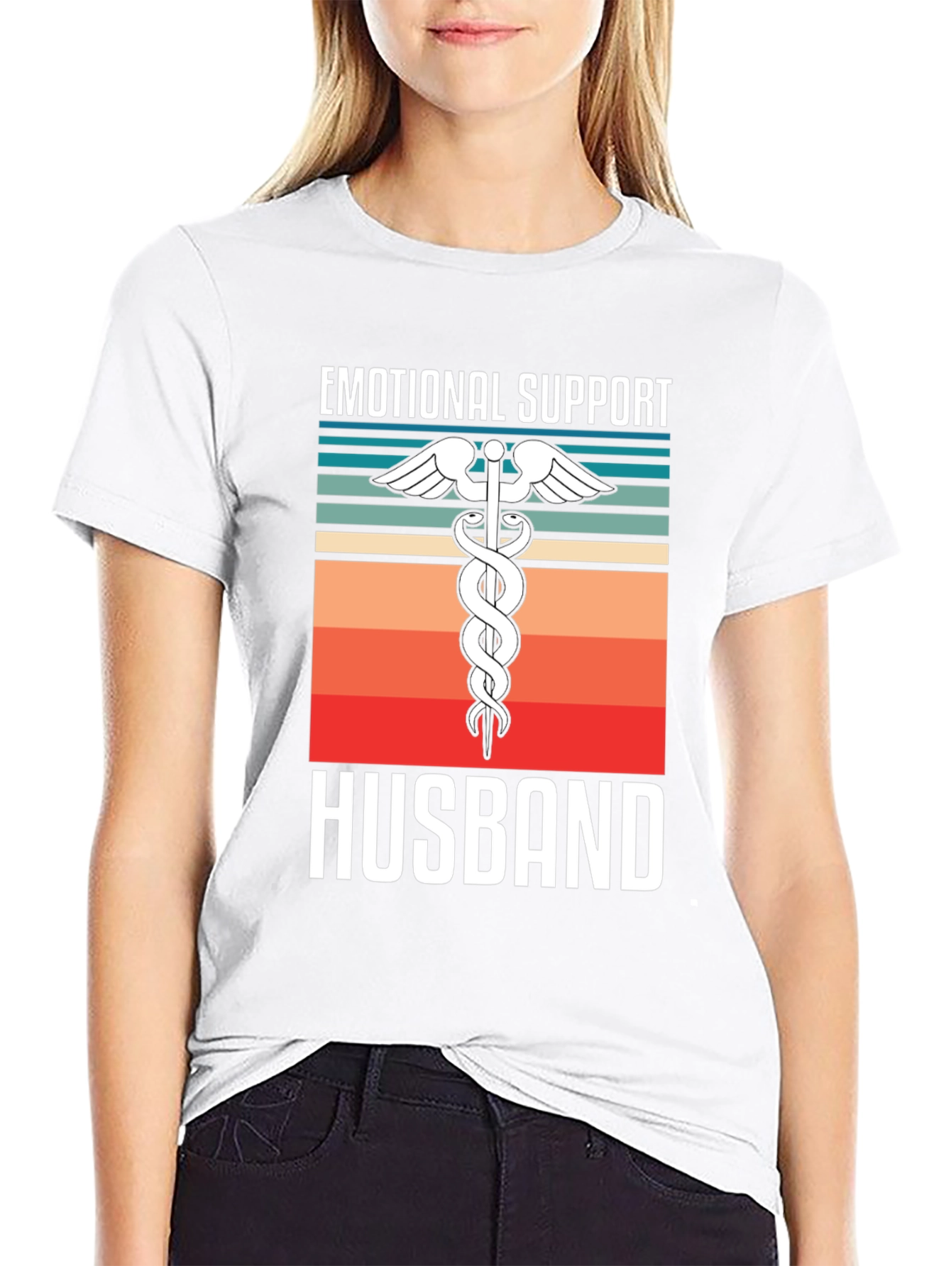 Emotional Support Husband Graphic Tee