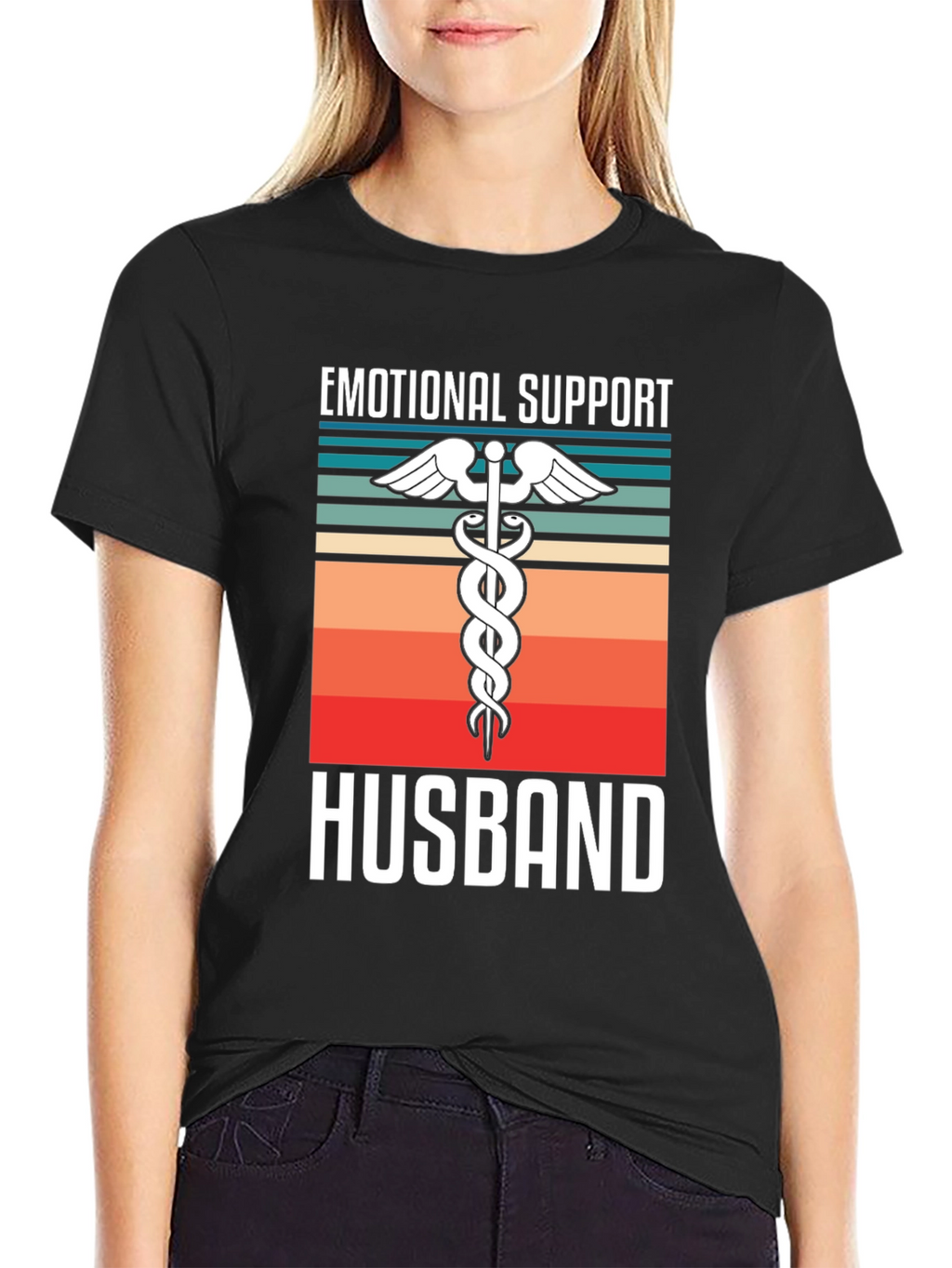 Emotional Support Husband Graphic Tee