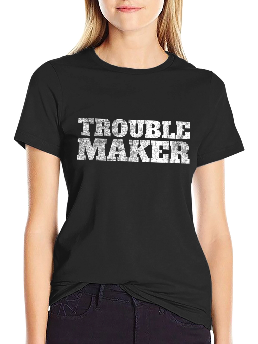 Trouble Maker Graphic T-Shirt