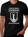 Golf Lover T-Shirt: Cant Buy Happiness Play Golf!