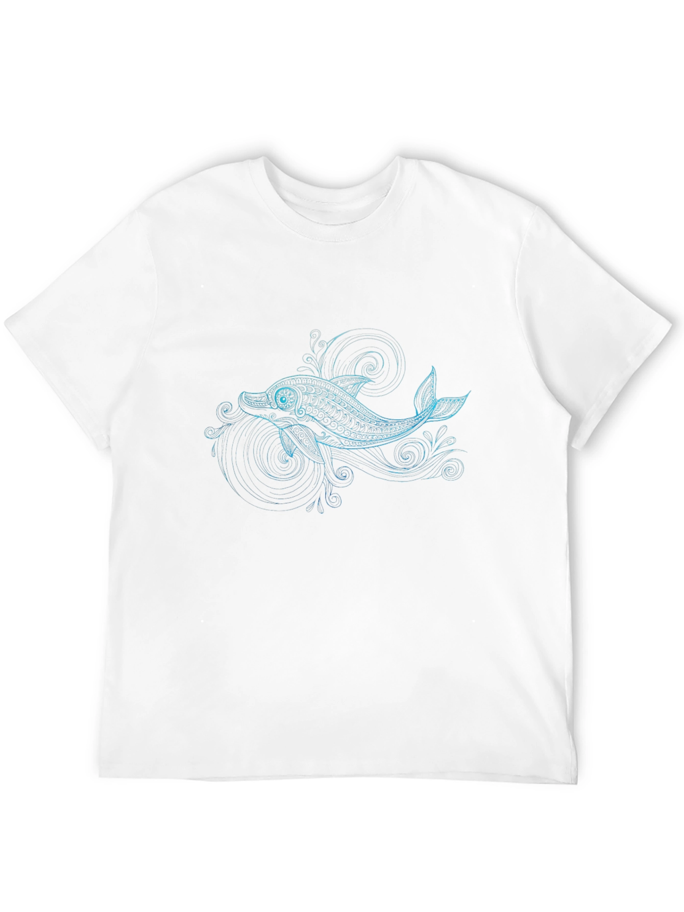 Dolphin Graphic Black T-Shirt