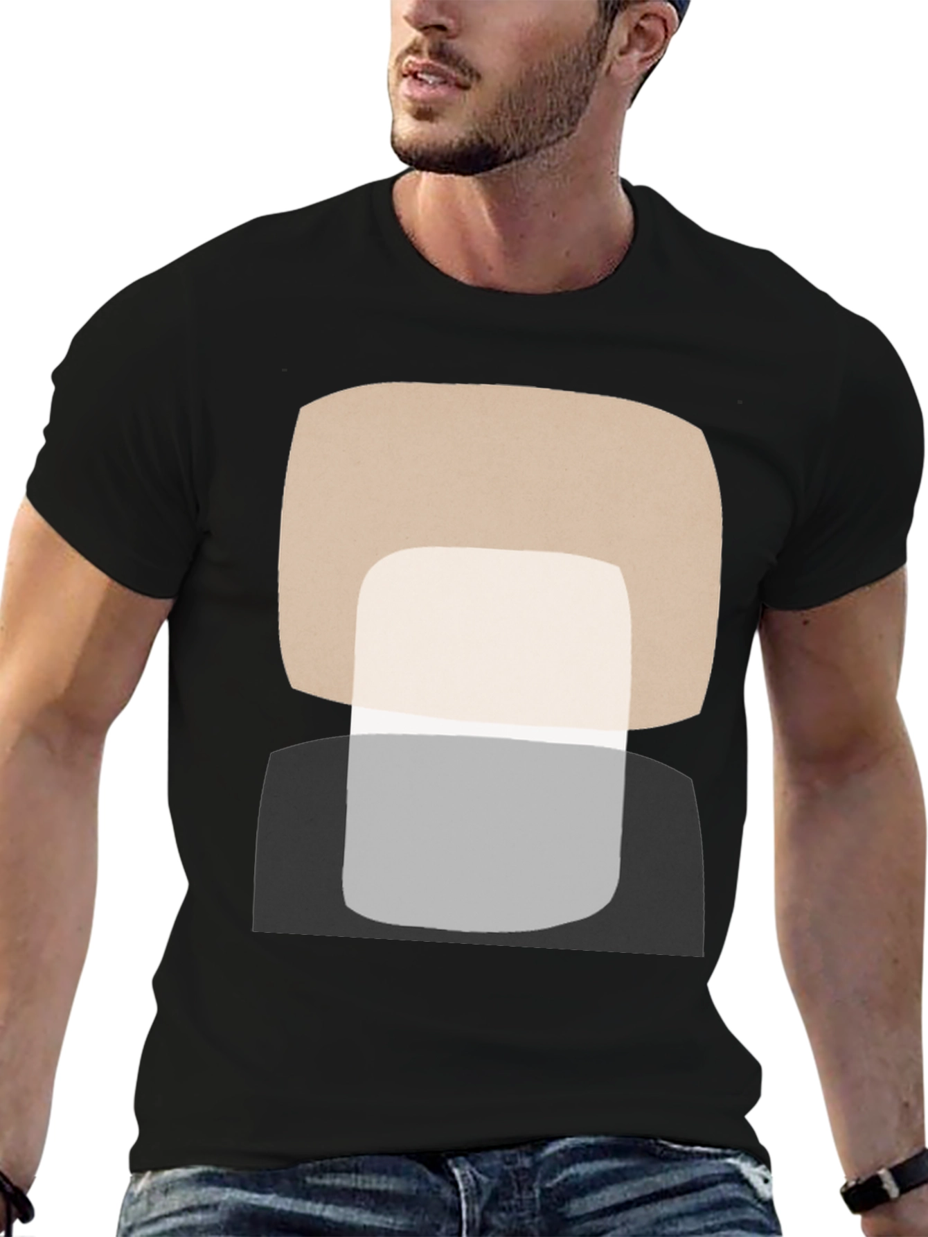 Abstract Geometric T-Shirt - Modern Art Tee