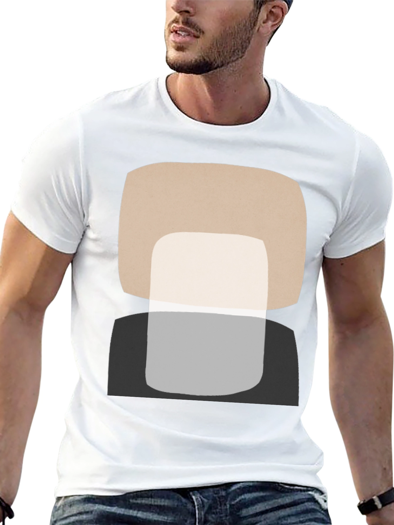 Abstract Geometric T-Shirt - Modern Art Tee