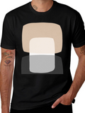 Abstract Geometric T-Shirt - Modern Art Tee