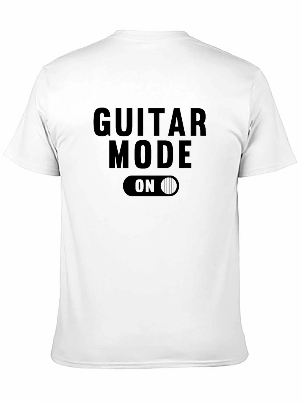 Guitar Mode On Black Graphic Tee