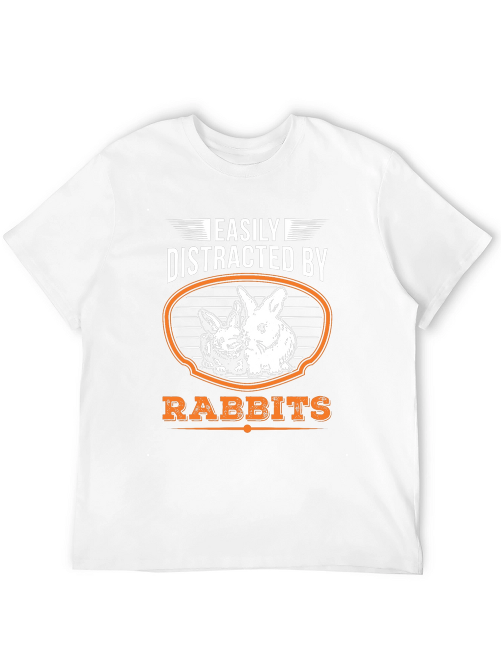 Easily Distracted by Rabbits Graphic Tee
