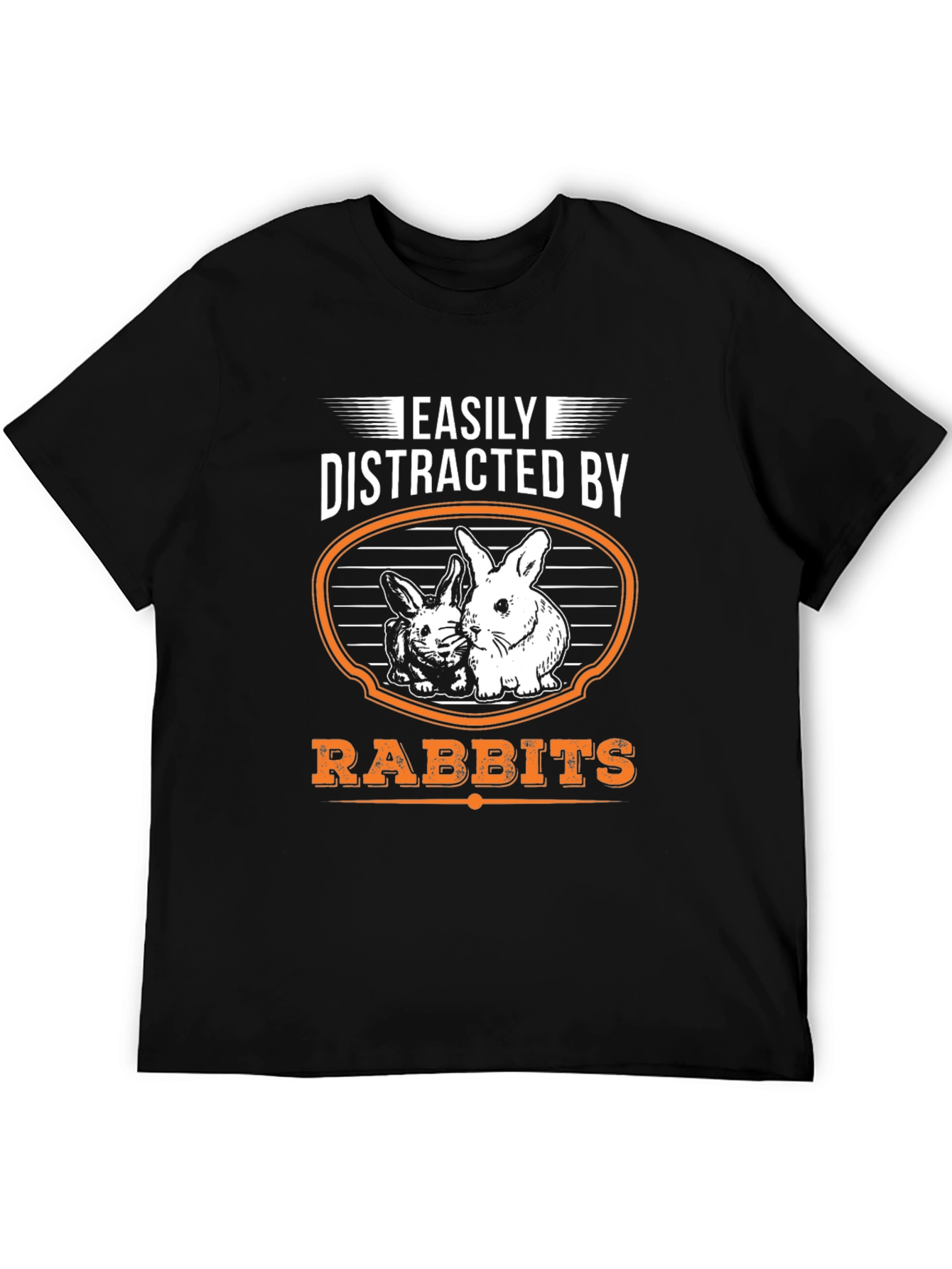 Easily Distracted by Rabbits Graphic Tee
