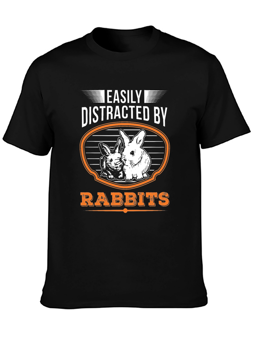 Easily Distracted by Rabbits Graphic Tee