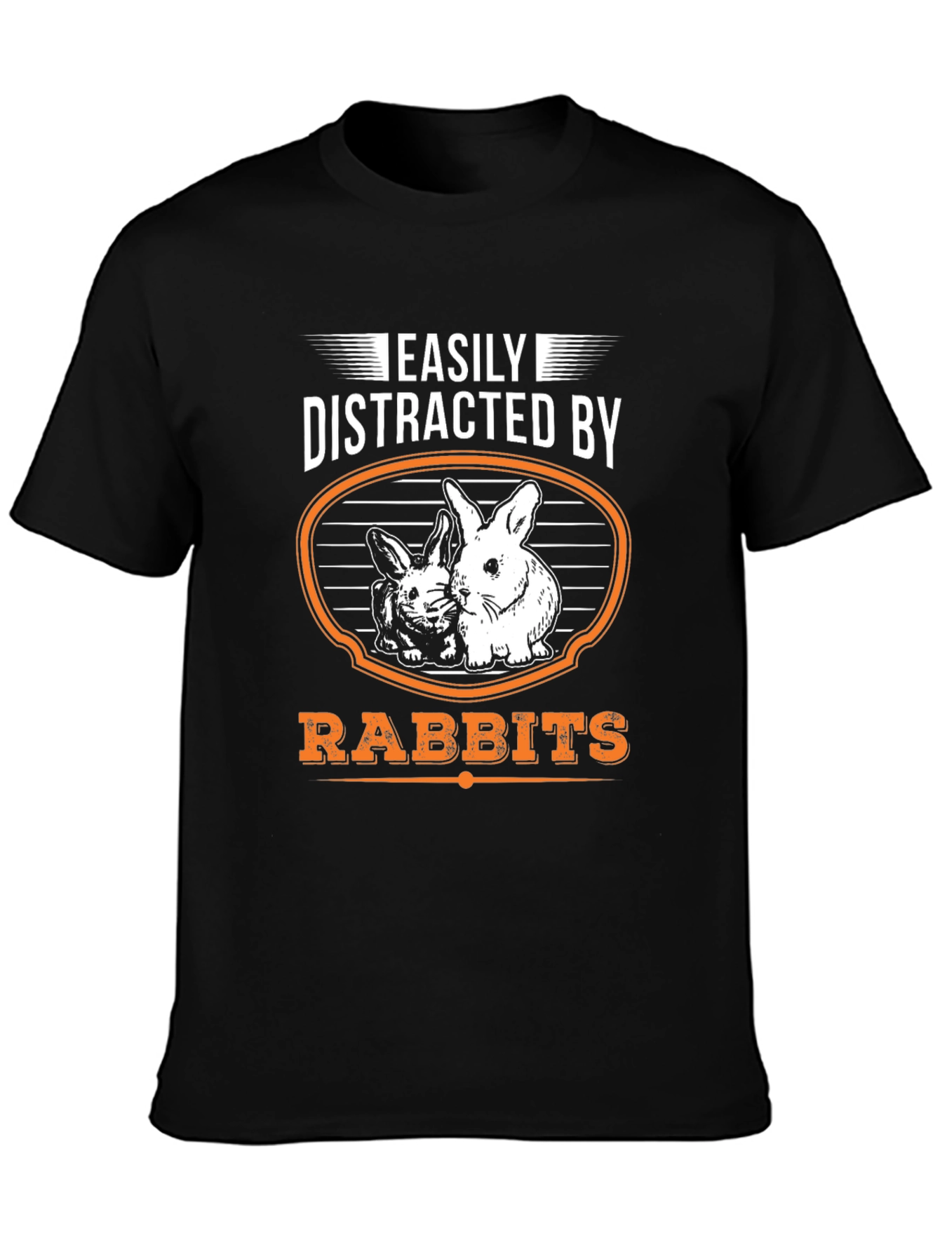 Easily Distracted by Rabbits Graphic Tee
