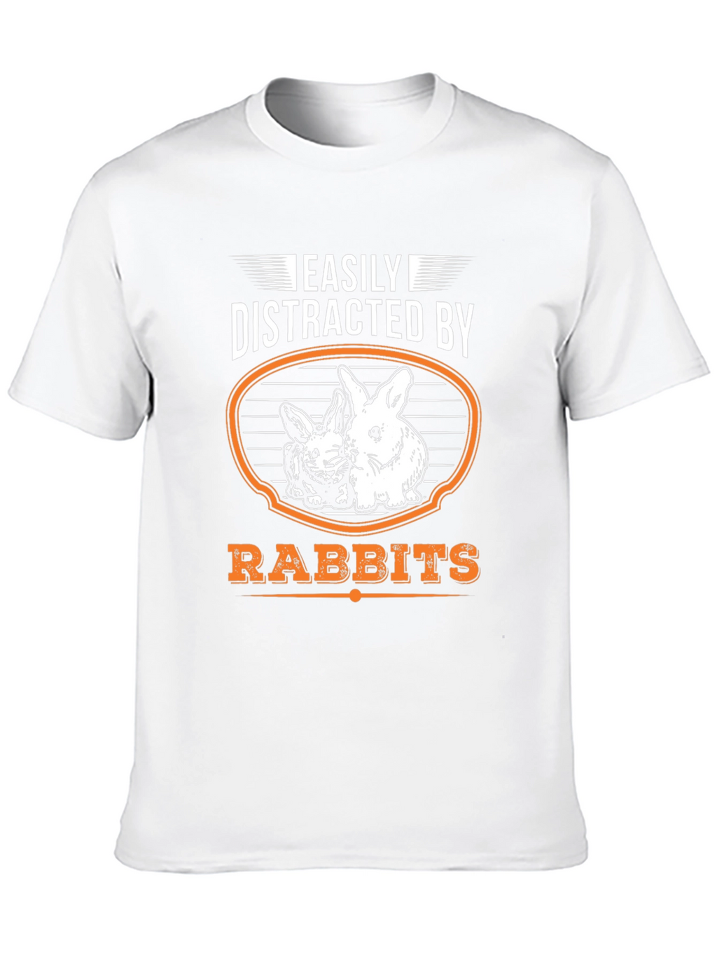 Easily Distracted by Rabbits Graphic Tee