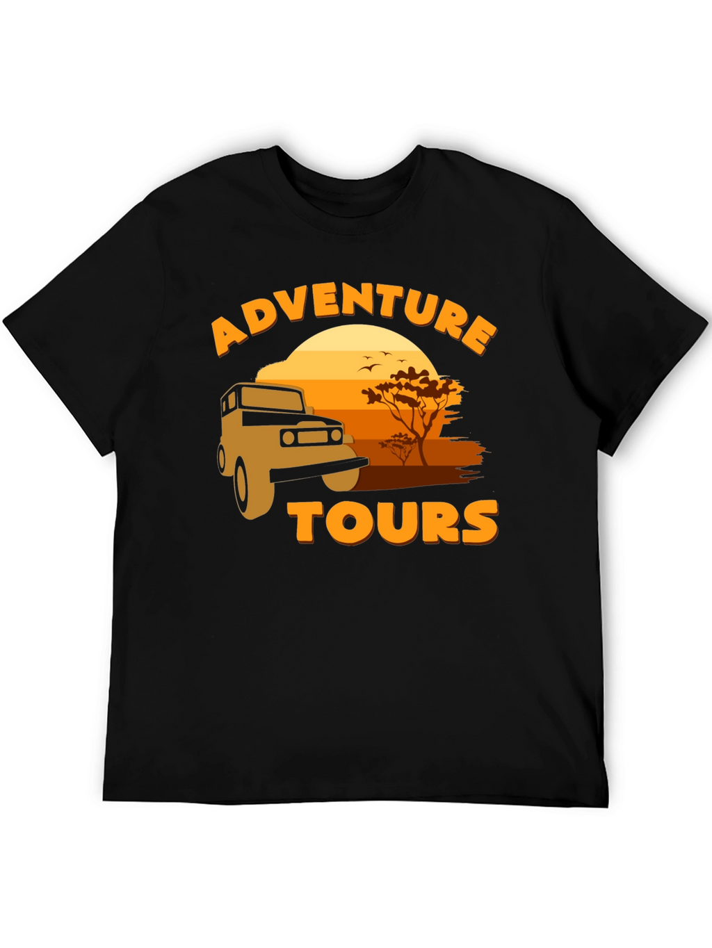 Adventure Tours T-Shirt - Safari Design