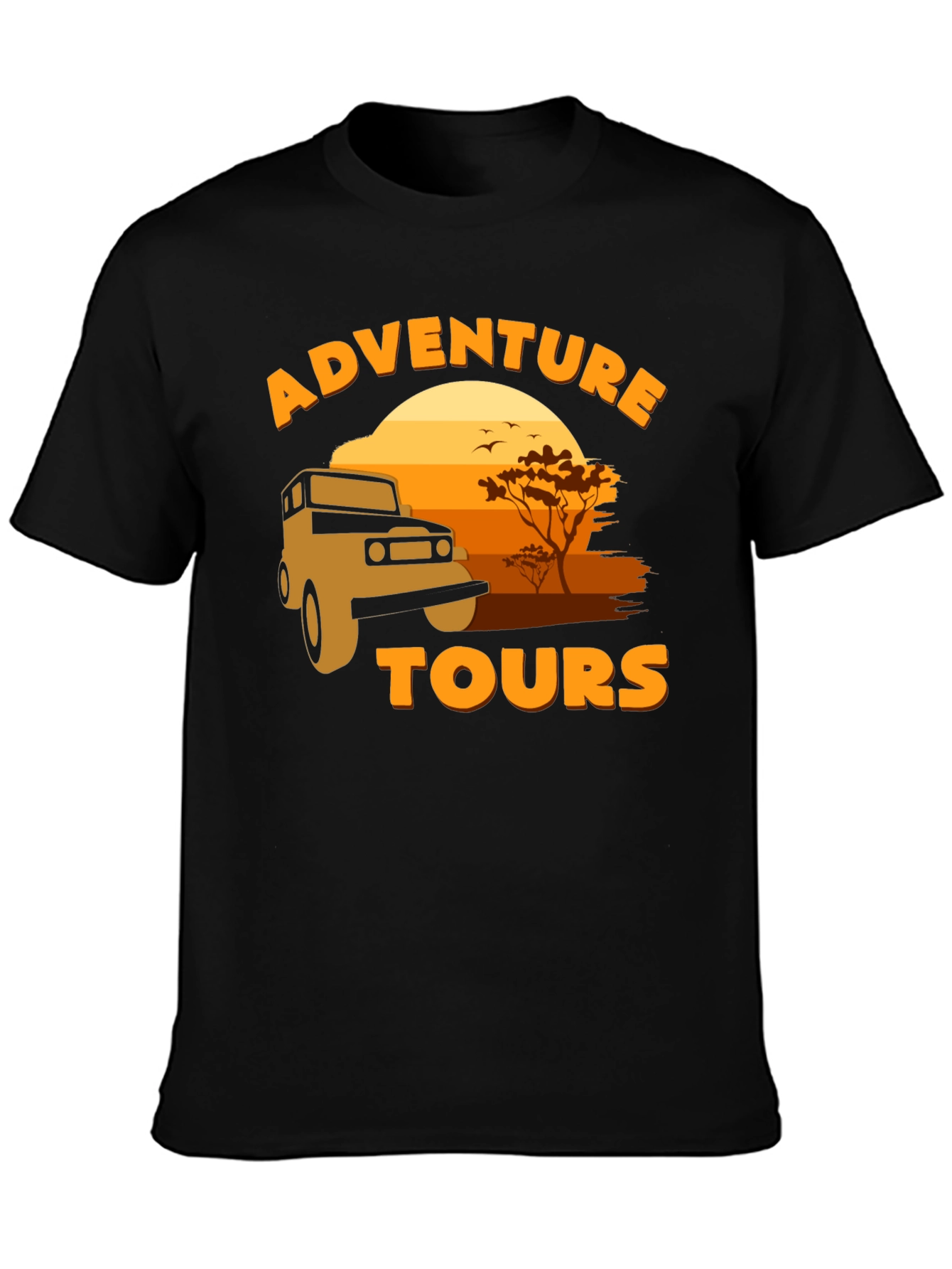 Adventure Tours T-Shirt - Safari Design