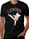 Catwondo T-Shirt: Karate Cat Tee