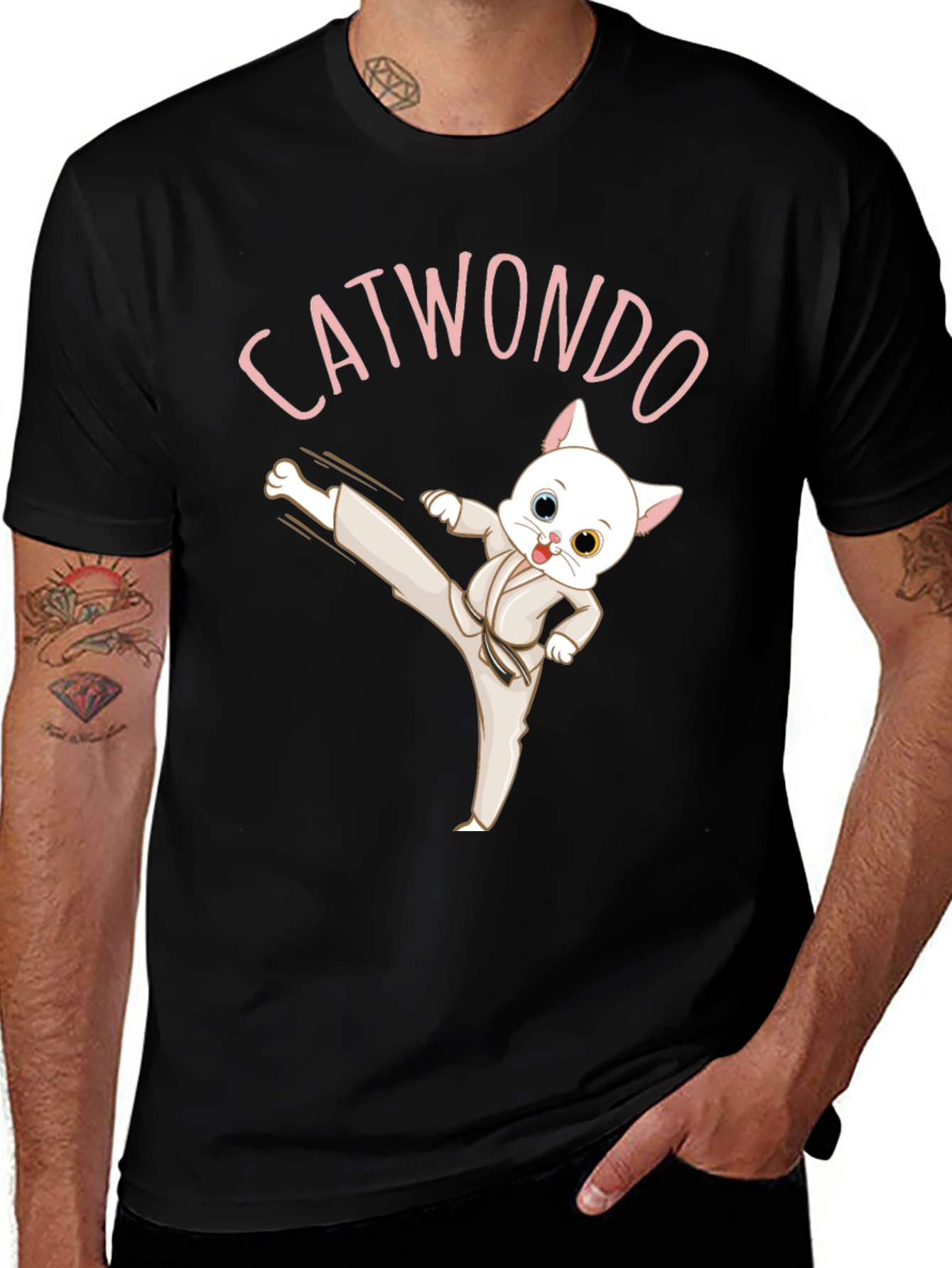 Catwondo T-Shirt: Karate Cat Tee