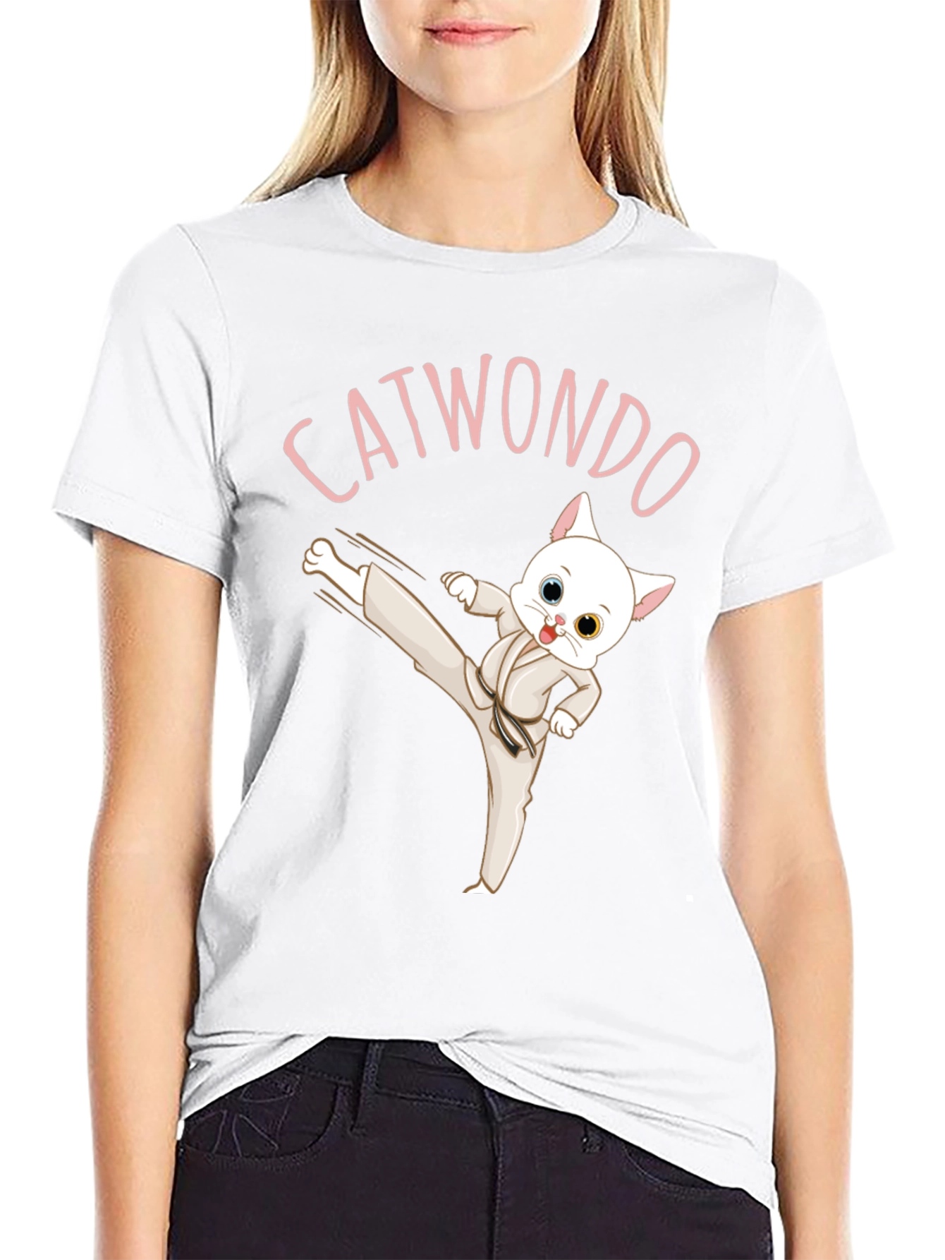 Catwondo T-Shirt: Karate Cat Tee