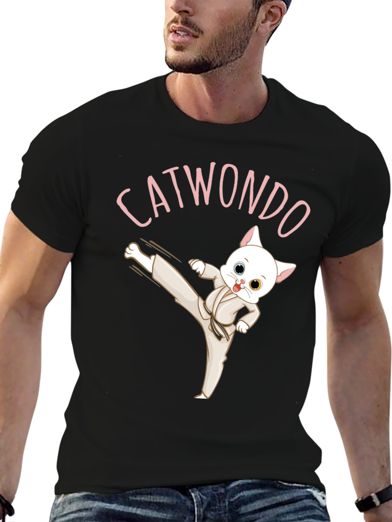 Catwondo T-Shirt: Karate Cat Tee