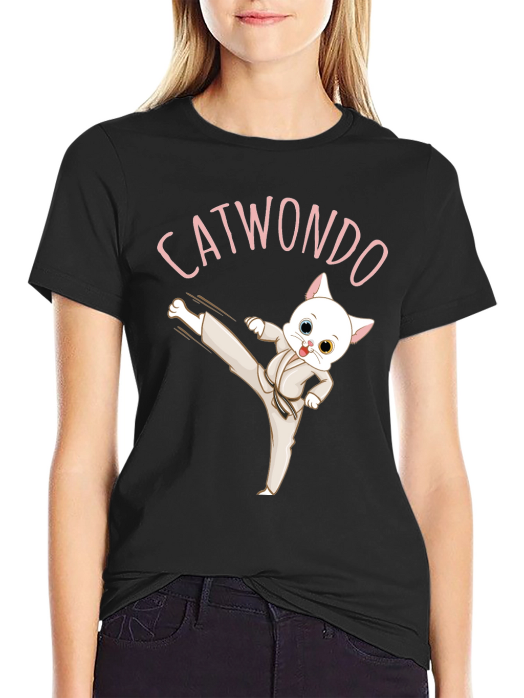 Catwondo T-Shirt: Karate Cat Tee