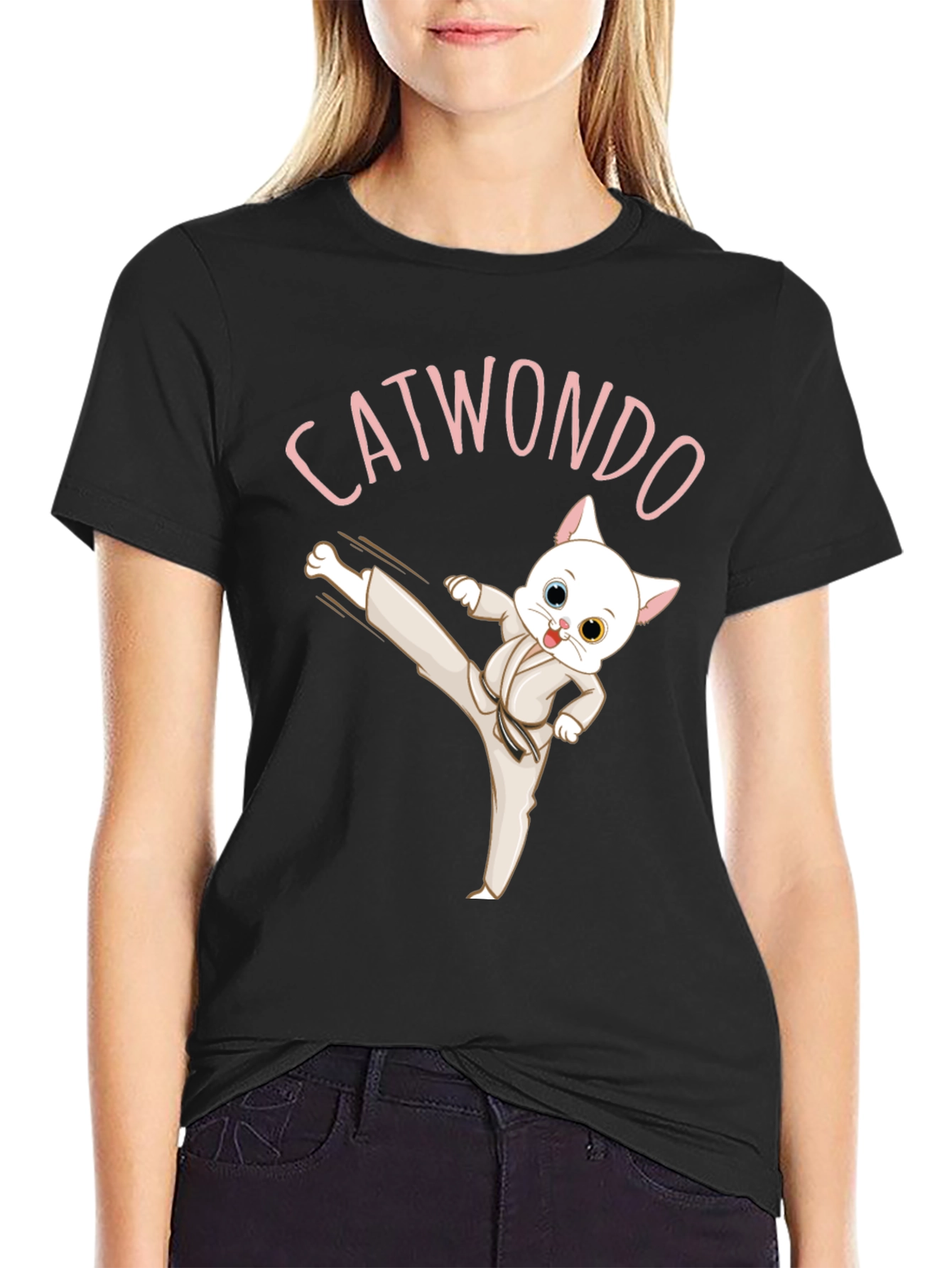 Catwondo T-Shirt: Karate Cat Tee