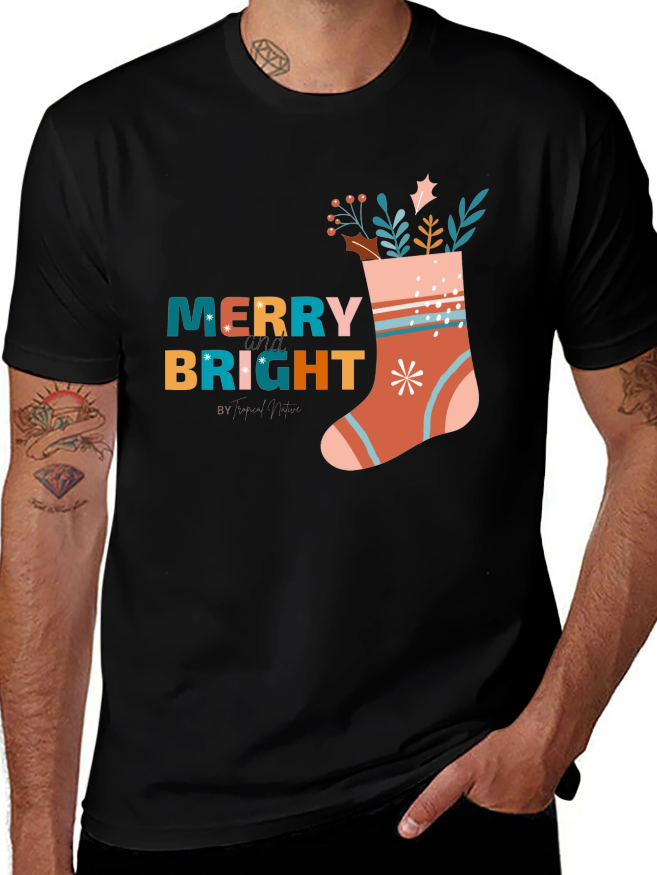 Merry & Bright Holiday T-Shirt