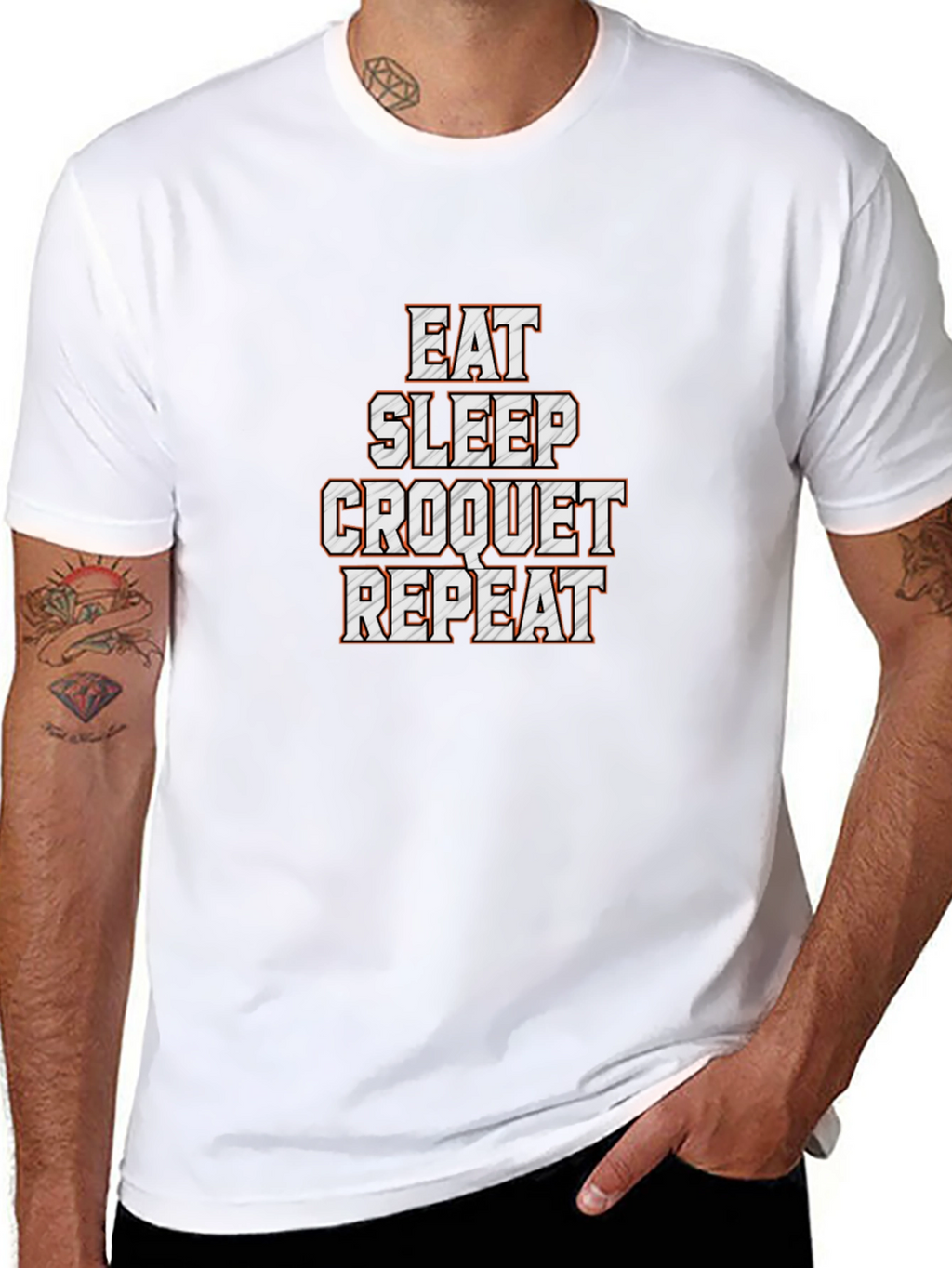 Eat Sleep Croquet Repeat T-Shirt