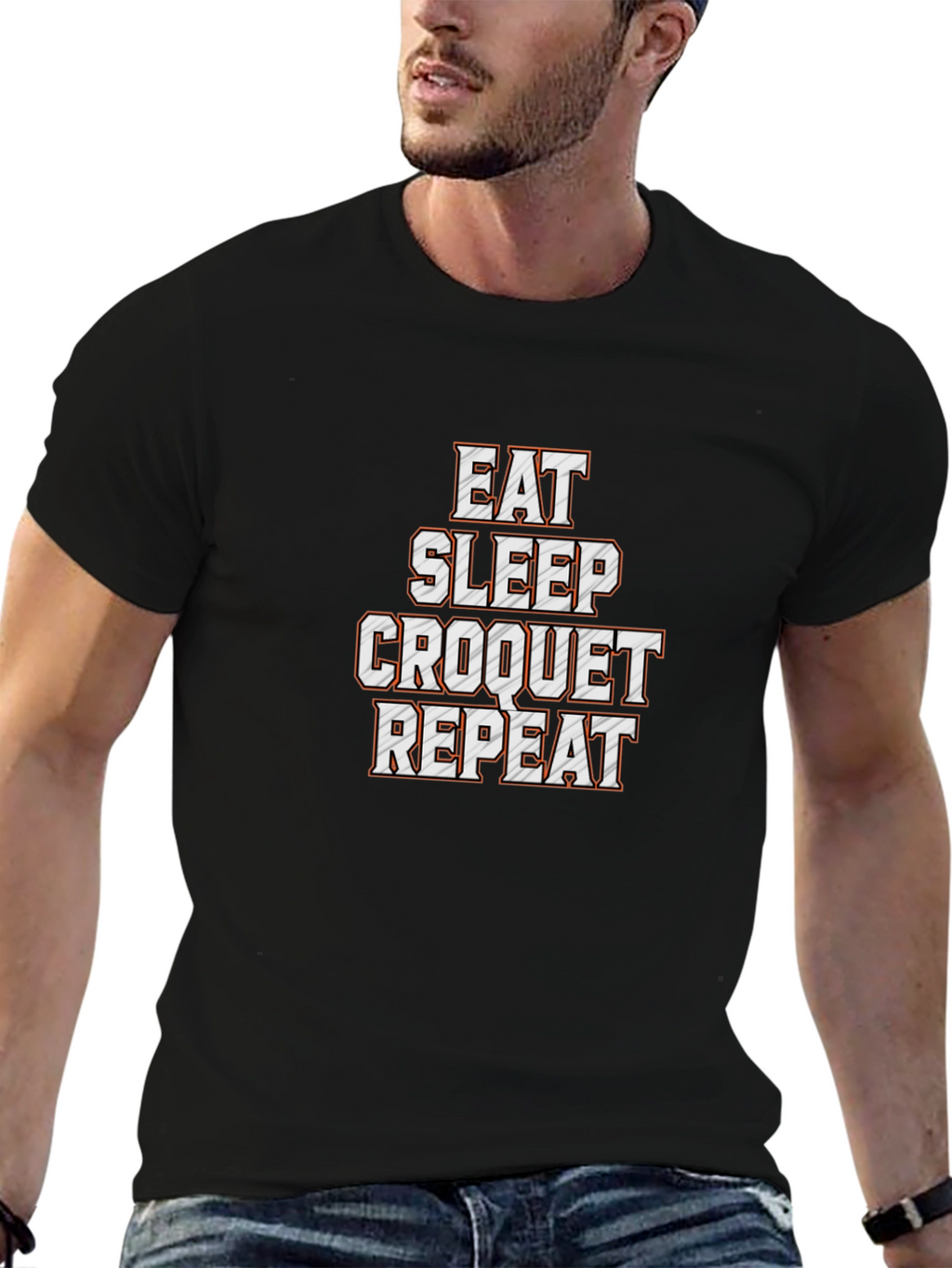 Eat Sleep Croquet Repeat T-Shirt