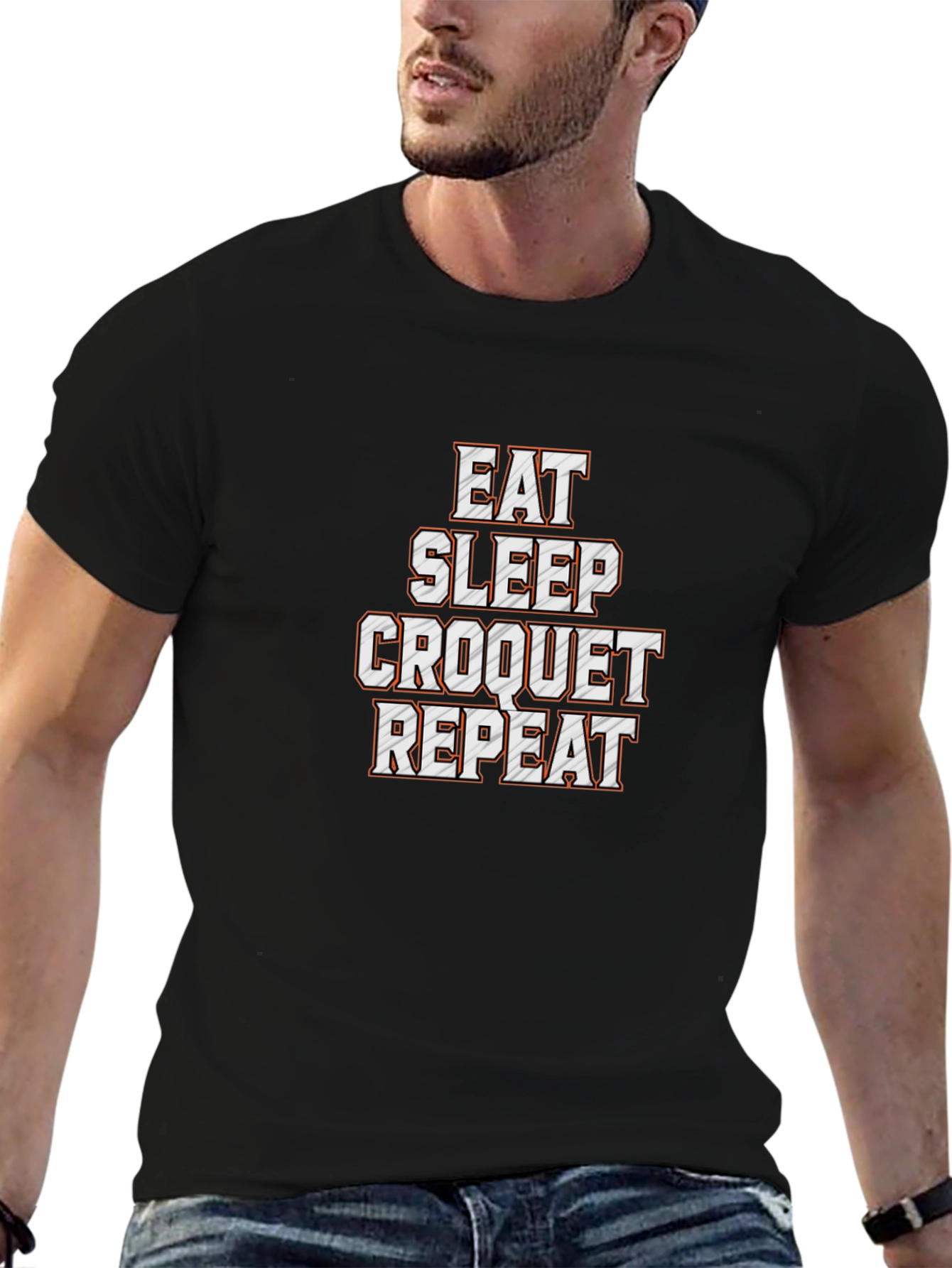 Eat Sleep Croquet Repeat T-Shirt
