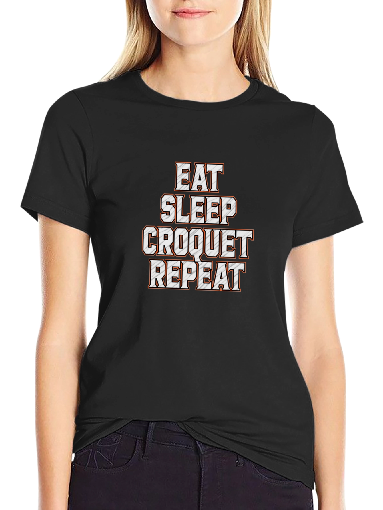 Eat Sleep Croquet Repeat T-Shirt