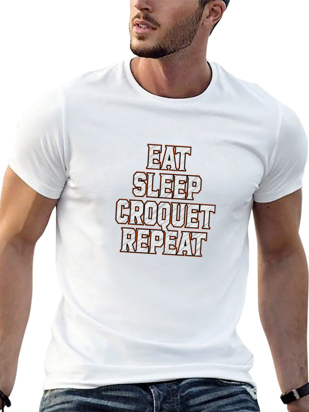 Eat Sleep Croquet Repeat T-Shirt