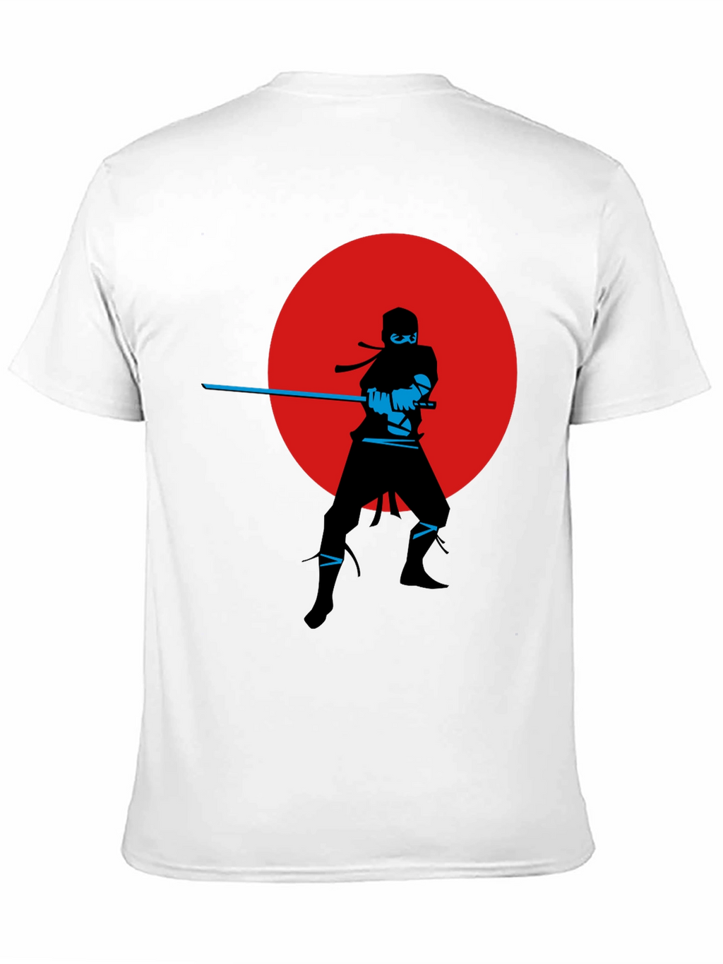 Ninja Silhouette Graphic Tee - Red Moon Design