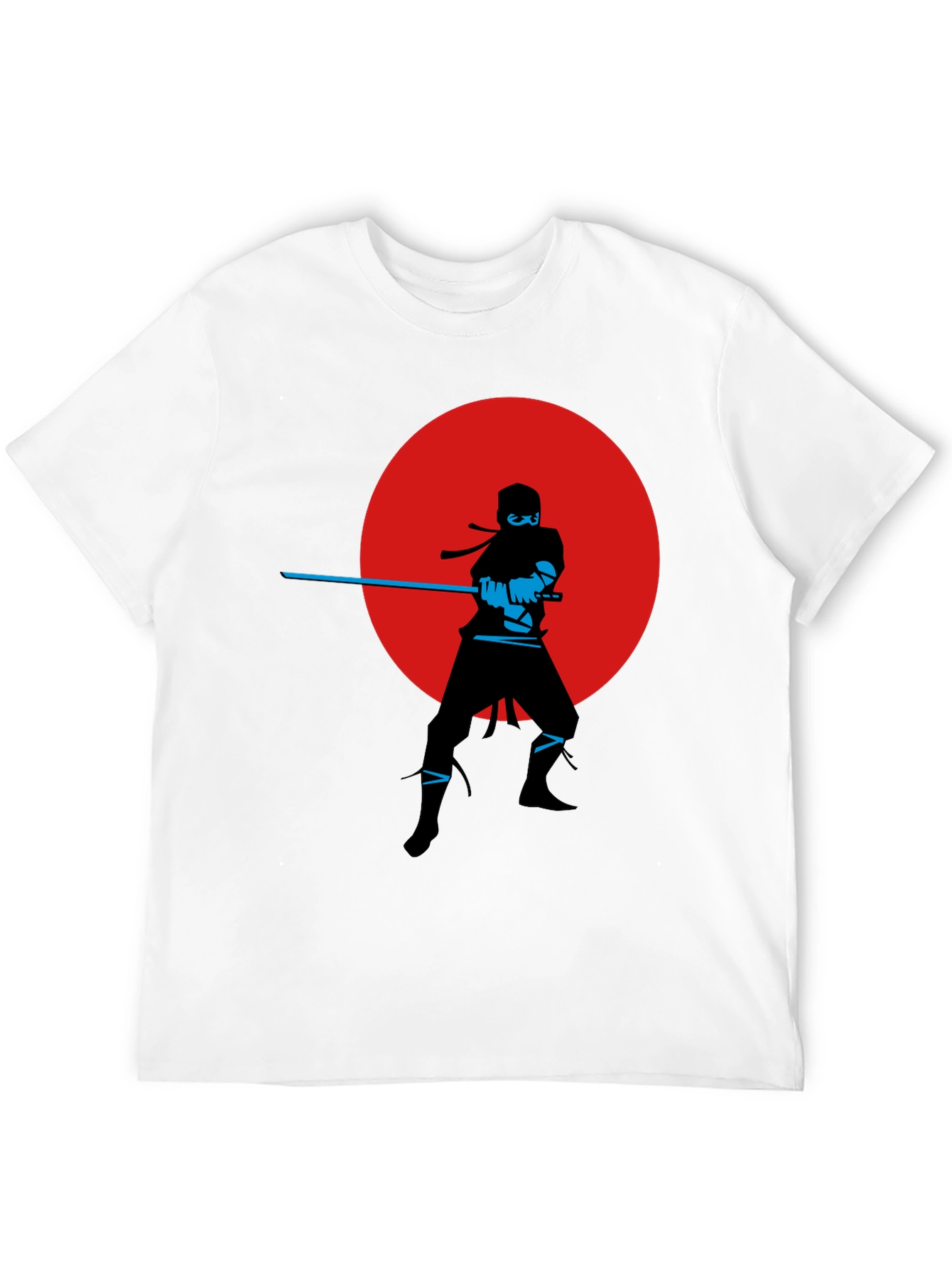 Ninja Silhouette Graphic Tee - Red Moon Design
