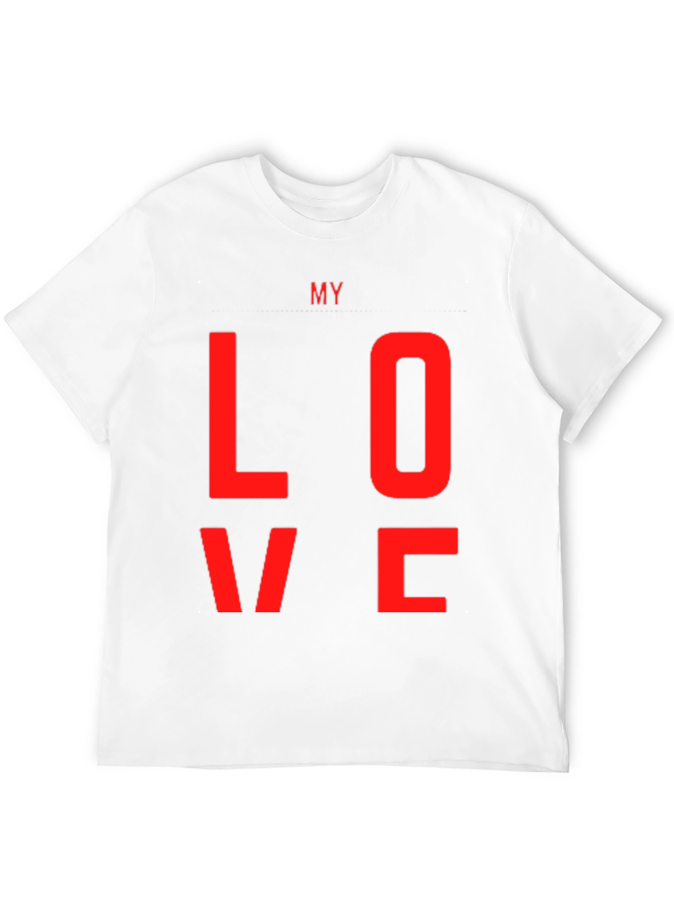 My Love Black Graphic Tee