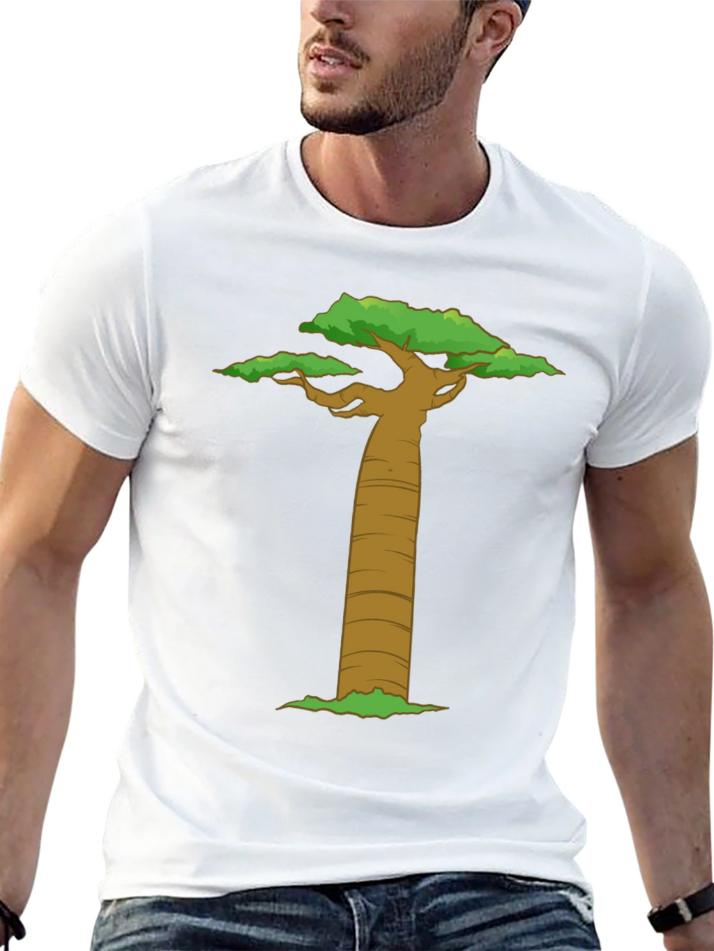 Baobab Tree Graphic T-Shirt - Nature Inspired Design