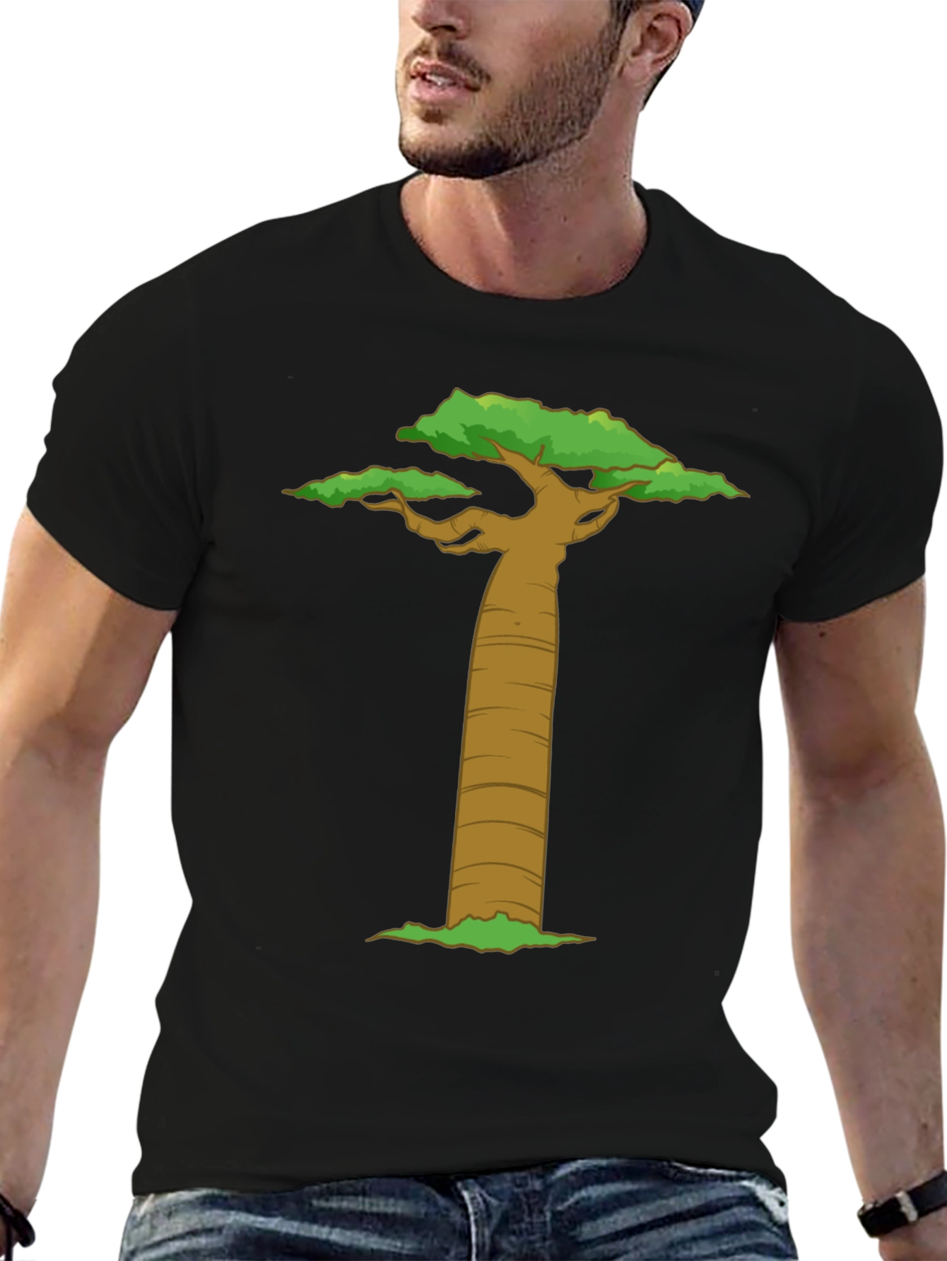 Baobab Tree Graphic T-Shirt - Nature Inspired Design