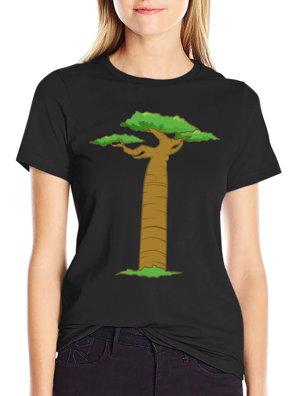 Baobab Tree Graphic T-Shirt - Nature Inspired Design