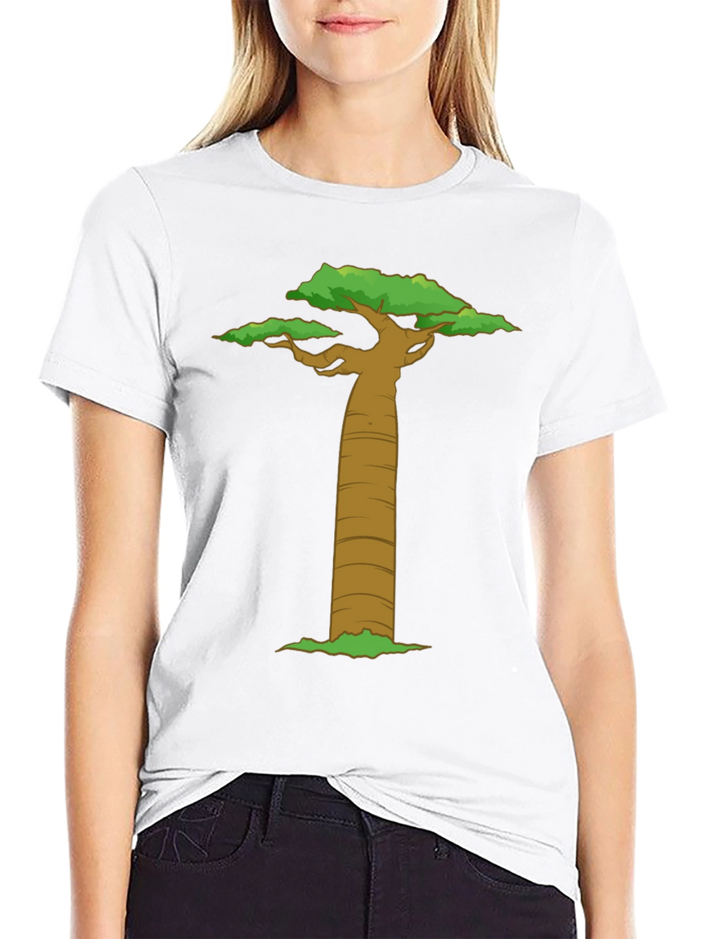 Baobab Tree Graphic T-Shirt - Nature Inspired Design