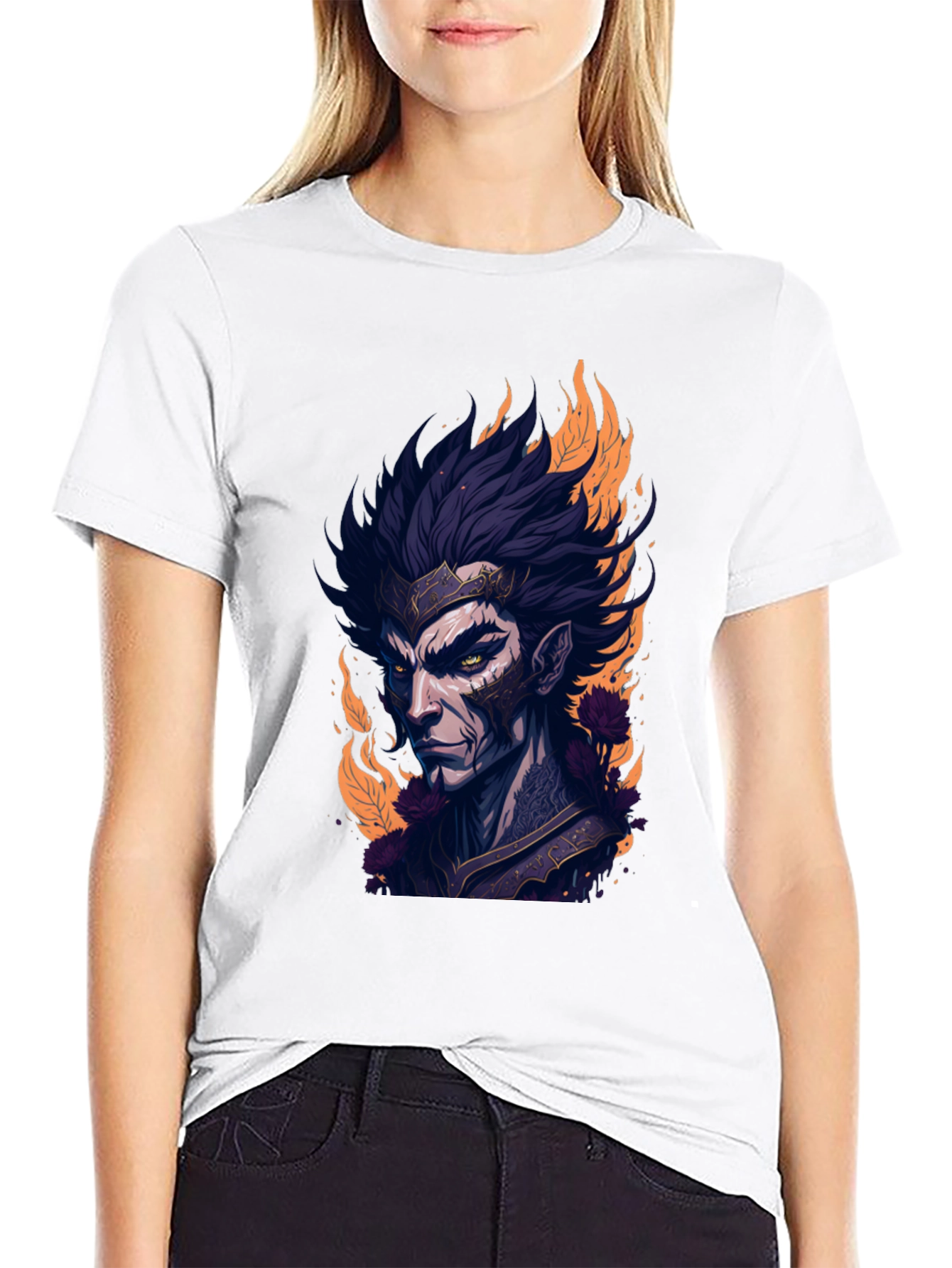 Dark Elf Graphic Tee - Fire & Fury