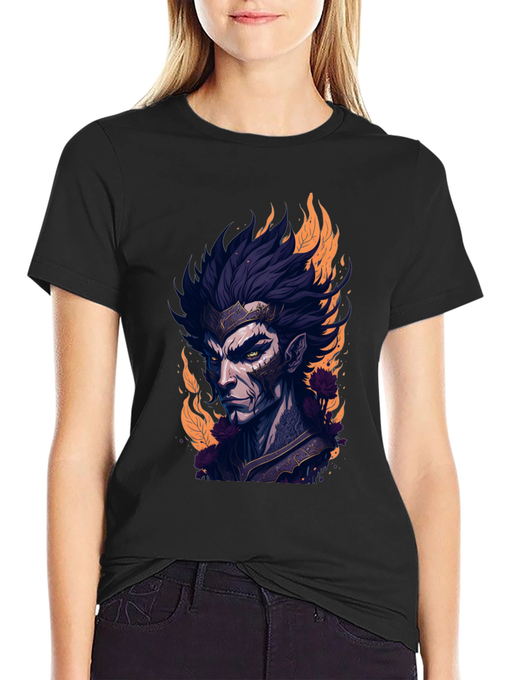 Dark Elf Graphic Tee - Fire & Fury
