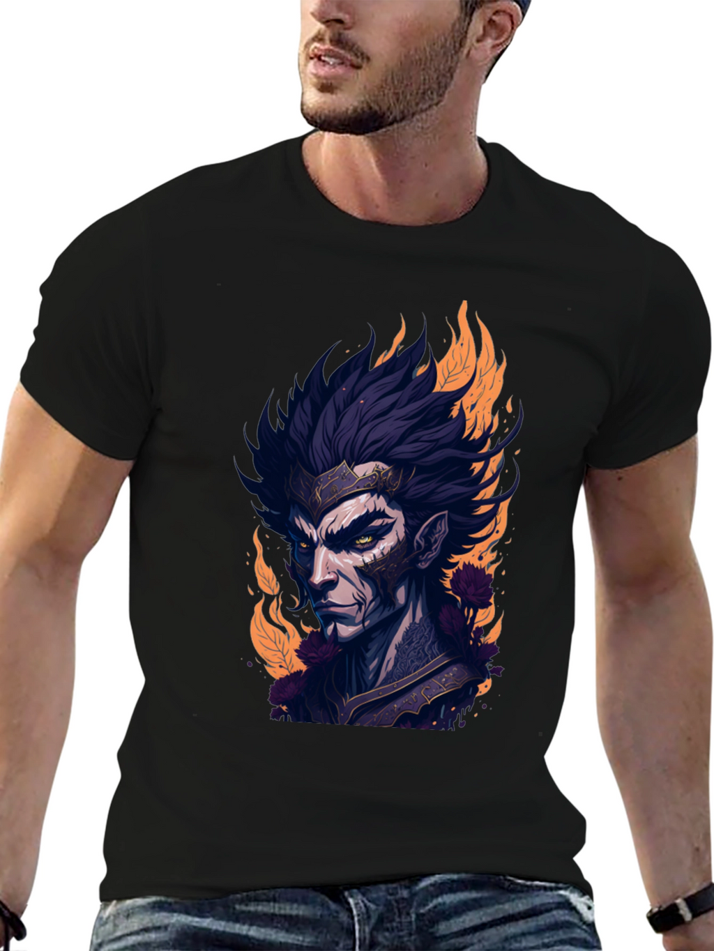Dark Elf Graphic Tee - Fire & Fury