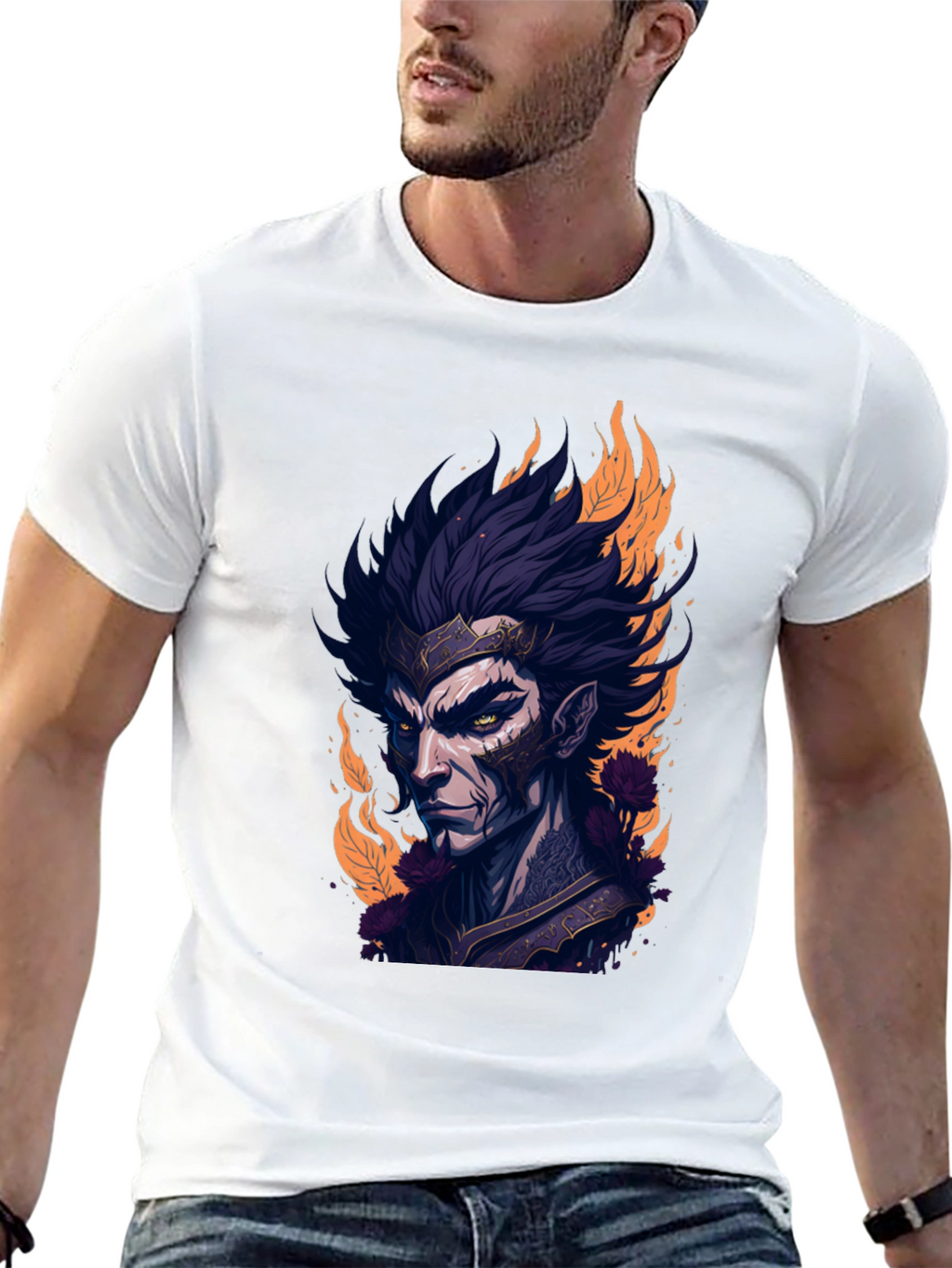 Dark Elf Graphic Tee - Fire & Fury