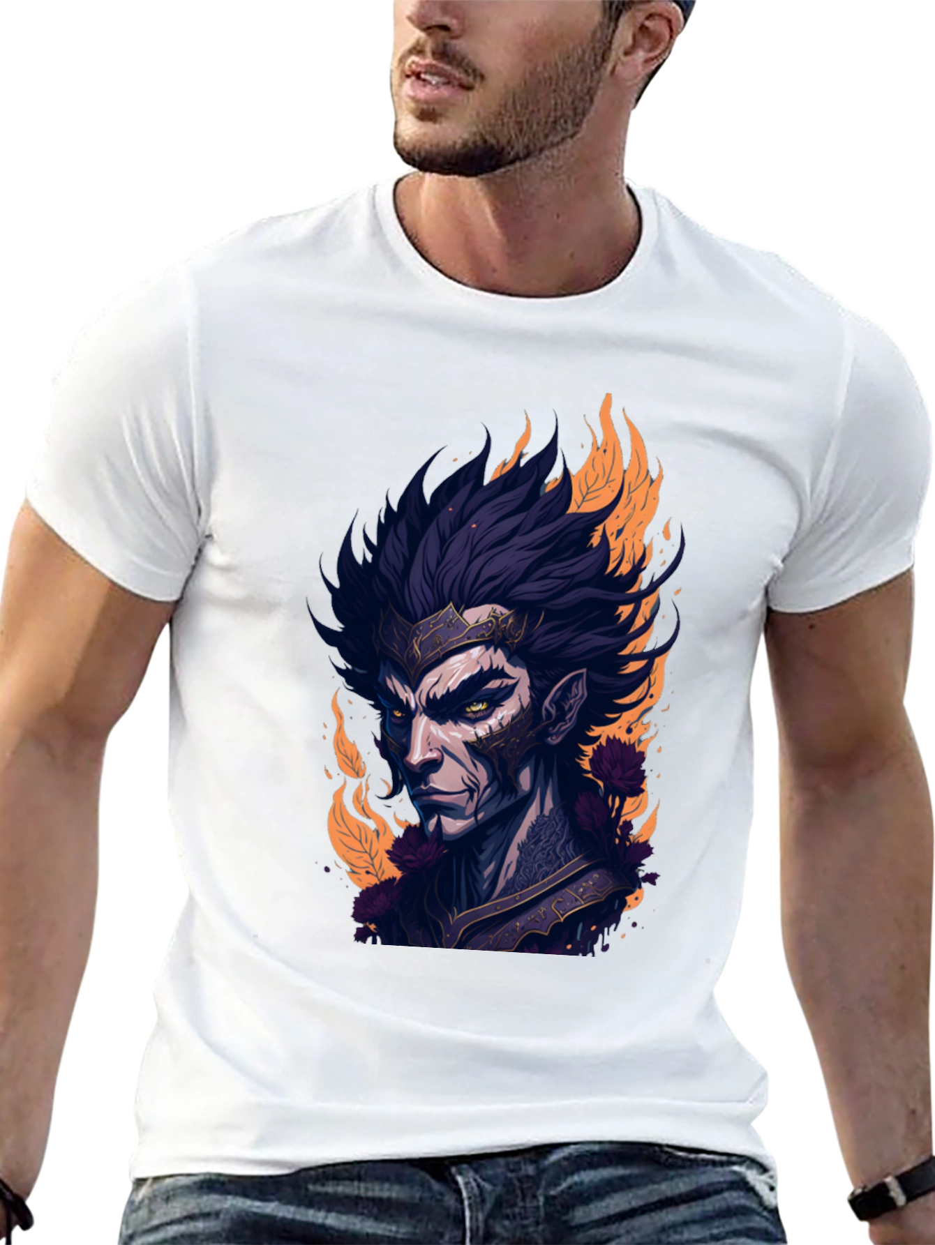 Dark Elf Graphic Tee - Fire & Fury