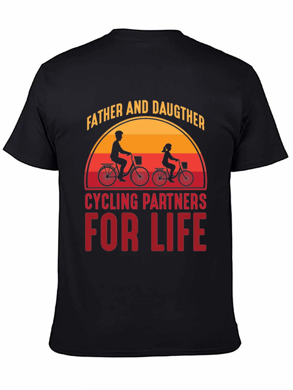 Father & Daughter Cycling Partners For Life T-Shirt
