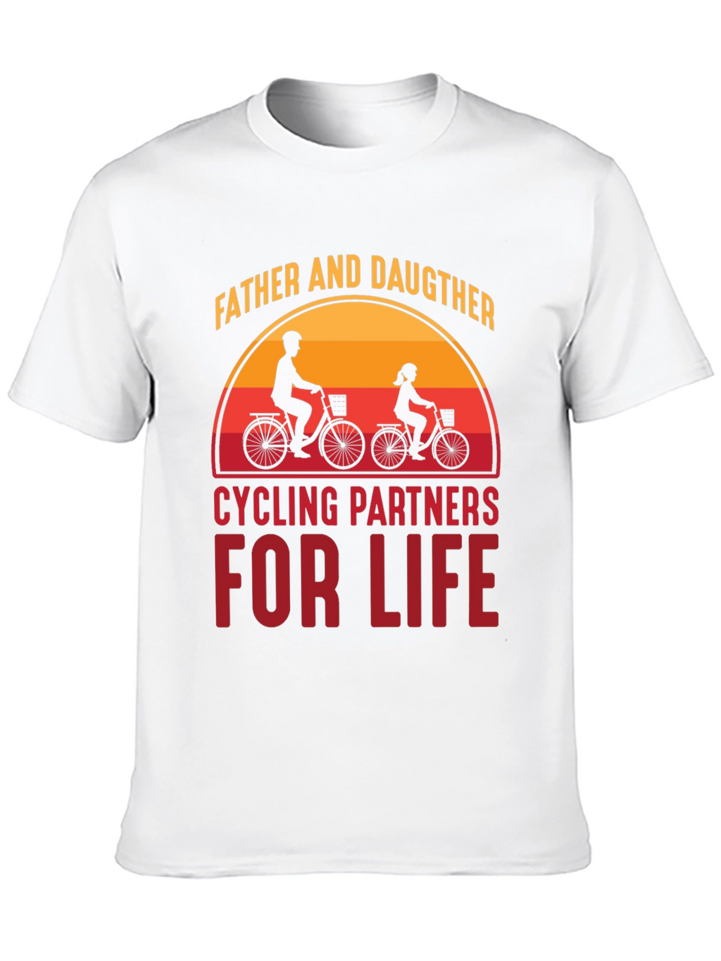 Father & Daughter Cycling Partners For Life T-Shirt