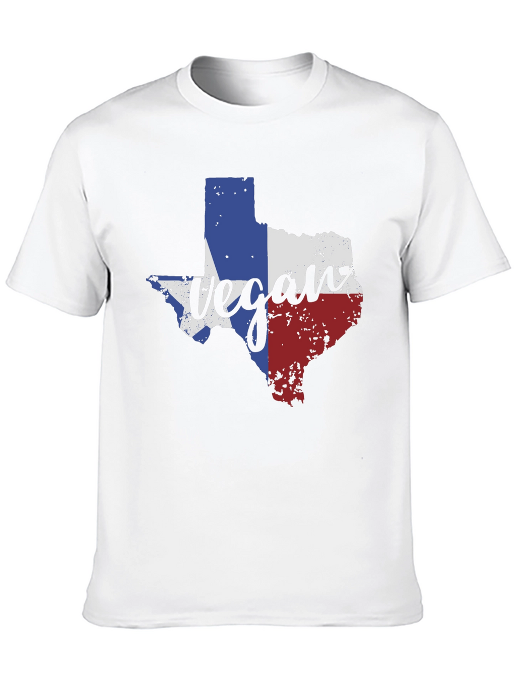 Texas Vegan T-Shirt State Pride Vegetarian Tee