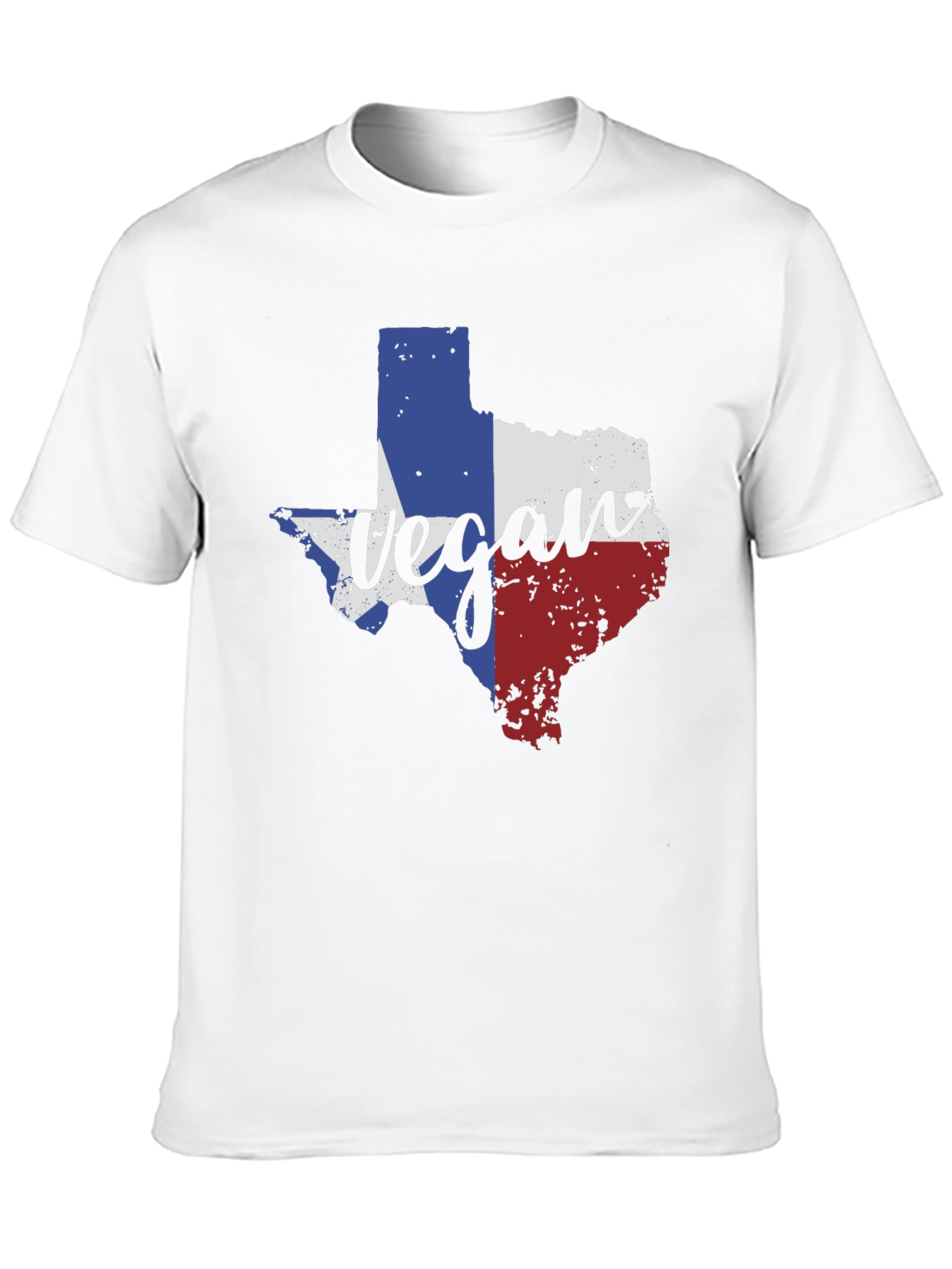 Texas Vegan T-Shirt State Pride Vegetarian Tee